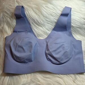 Knix Seamless Padded Bra S+ Periwinkle Blue